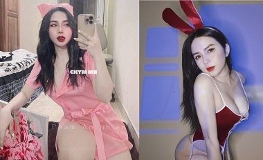 Cô bé hồng hào xinh đẹp của An Nhiên hư hỏng đầy khiêu dâm và khoe hàng liên tục.